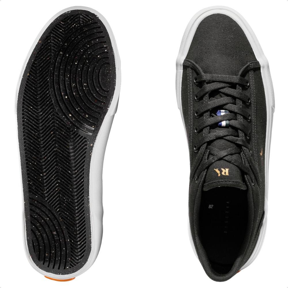 Tênis Reserva Basic Canvas Masculino Preto/Branco 6