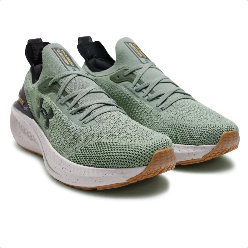 Tênis Under Armour Charged Quicker 2 Unissex Verde 3