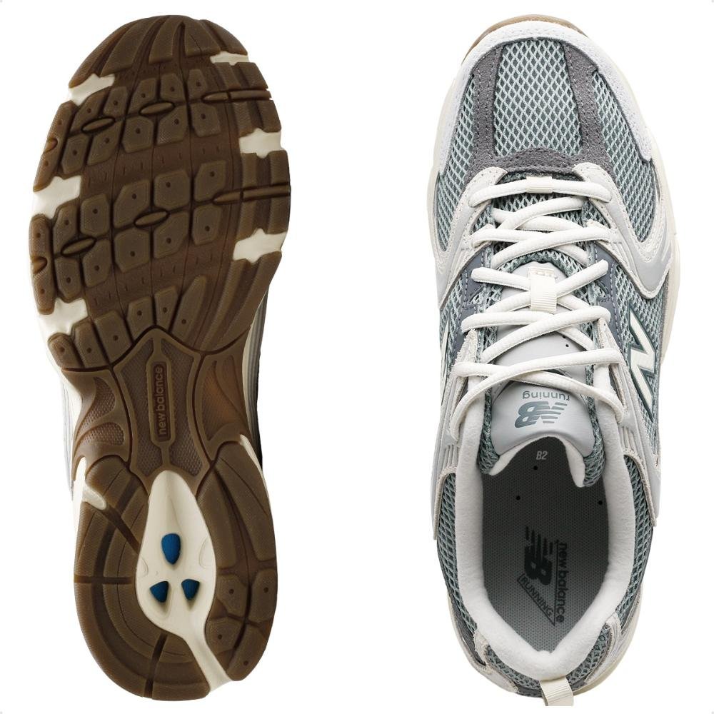 Tênis New Balance 530 Feminino  Cinza/Bege 3