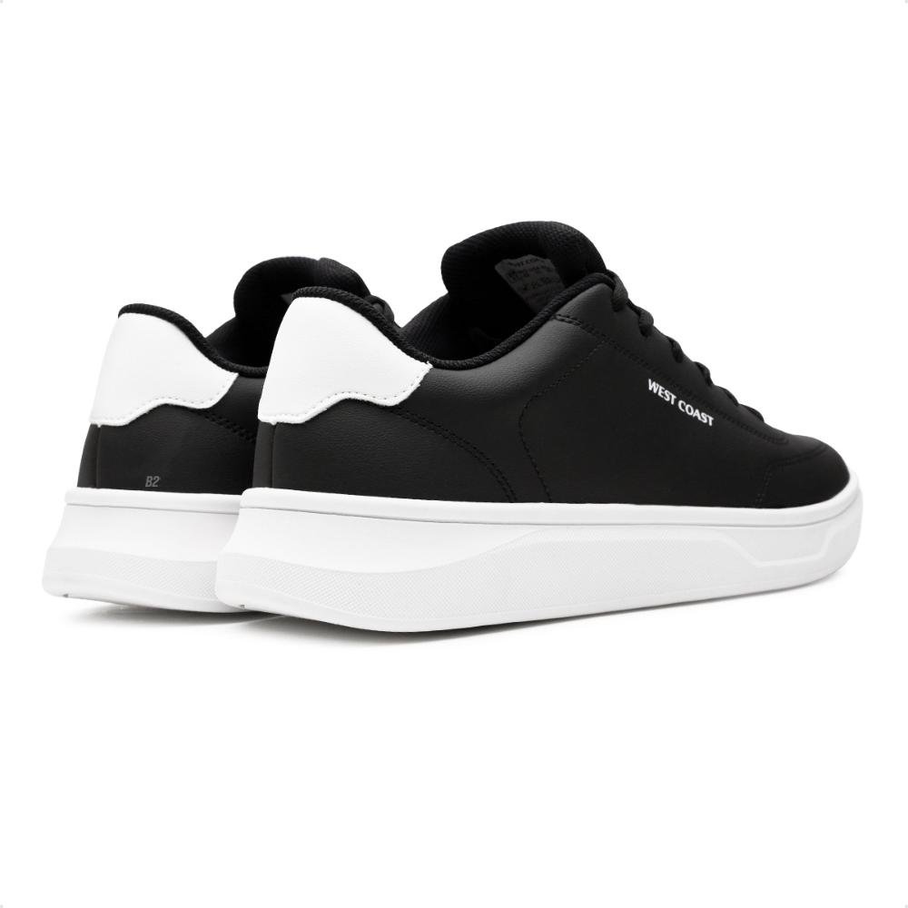 Tênis West Coast Casual Masculino Preto/Branco 5