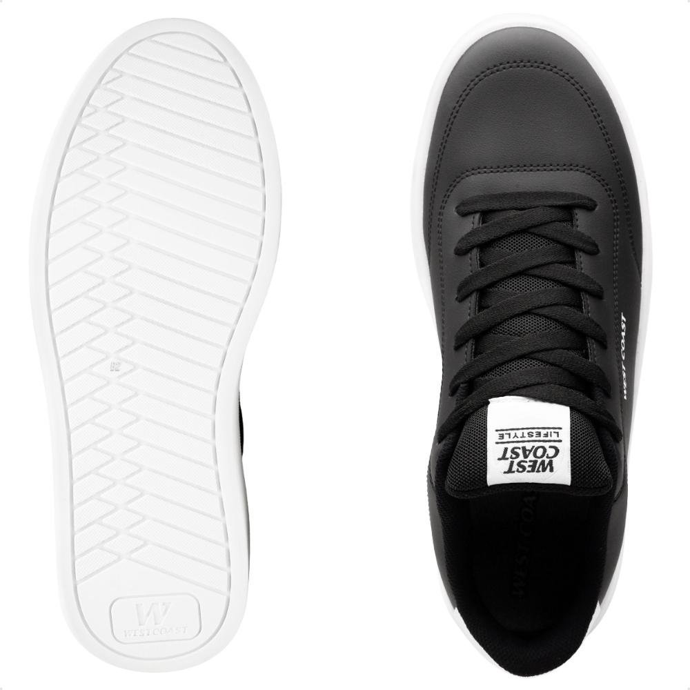 Tênis West Coast Casual Masculino Preto/Branco 6