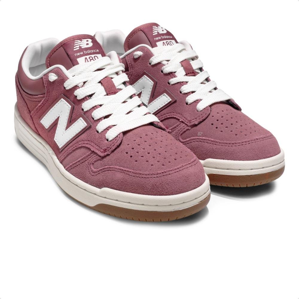 Tênis New Balance 480 Low Feminino Bordô 3