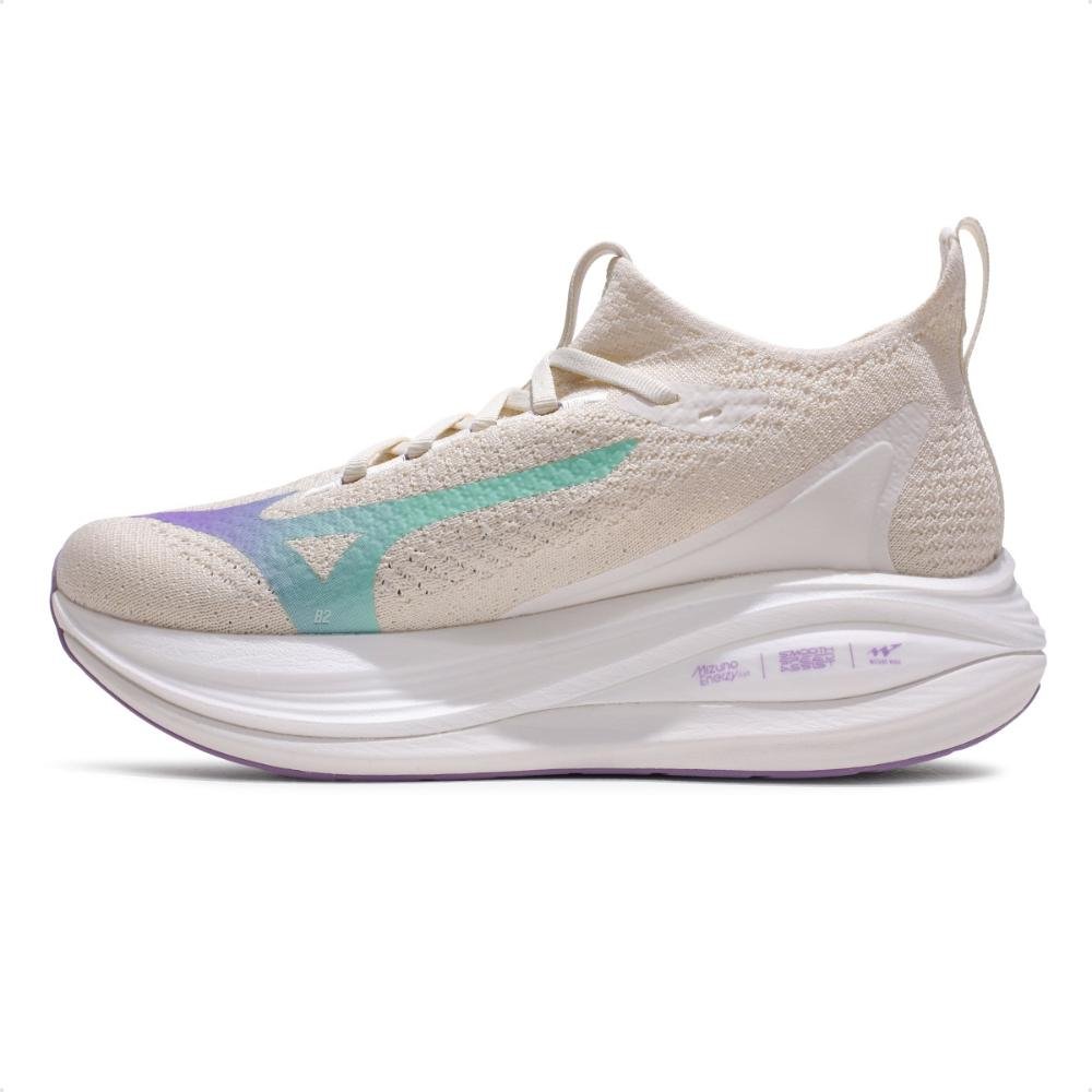 Tênis Mizuno Neo Vista 2 Feminino Bege/Lilás 2