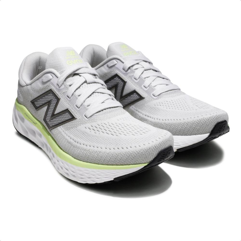 Tênis New Balance Evoz V4 Feminino Cinza/Verde 3