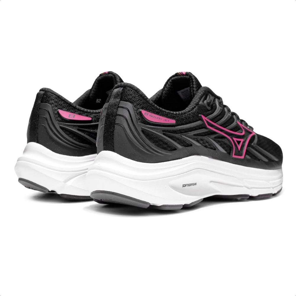 Tênis Mizuno Jet 8 Feminino Preto/Rosa 5