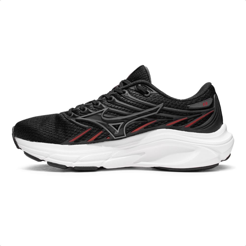 Tênis Mizuno Jet 8 Masculino Preto/Vermelho 2