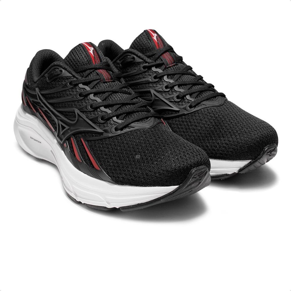 Tênis Mizuno Jet 8 Masculino Preto/Vermelho 3