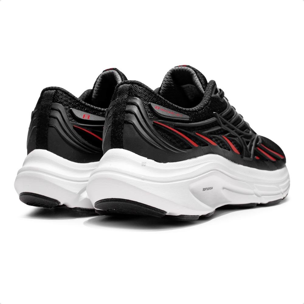 Tênis Mizuno Jet 8 Masculino Preto/Vermelho 5
