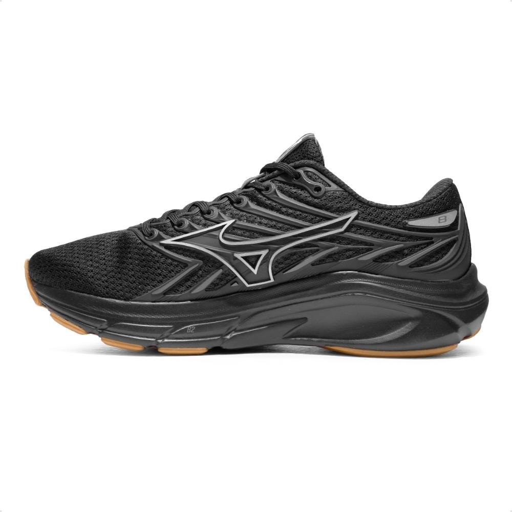 Tênis Mizuno Jet 8 Masculino Preto/Prata 2