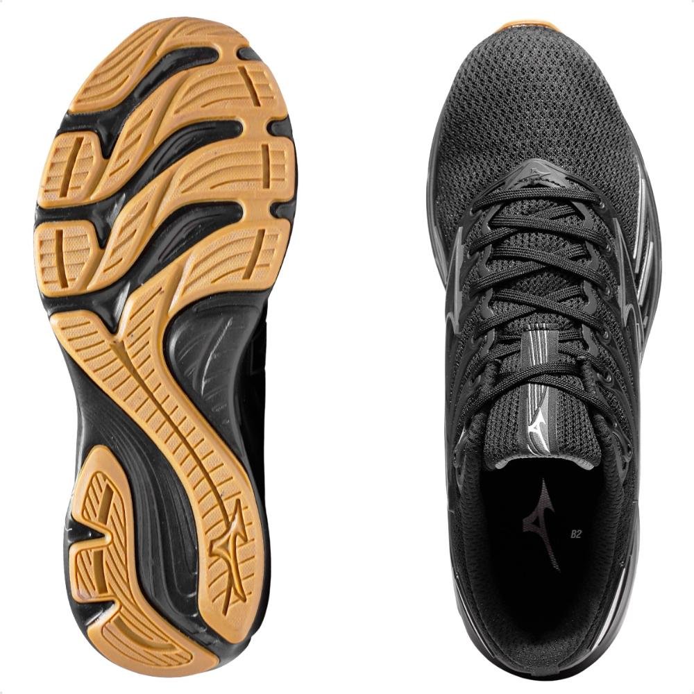 Tênis Mizuno Jet 8 Masculino Preto/Prata 6
