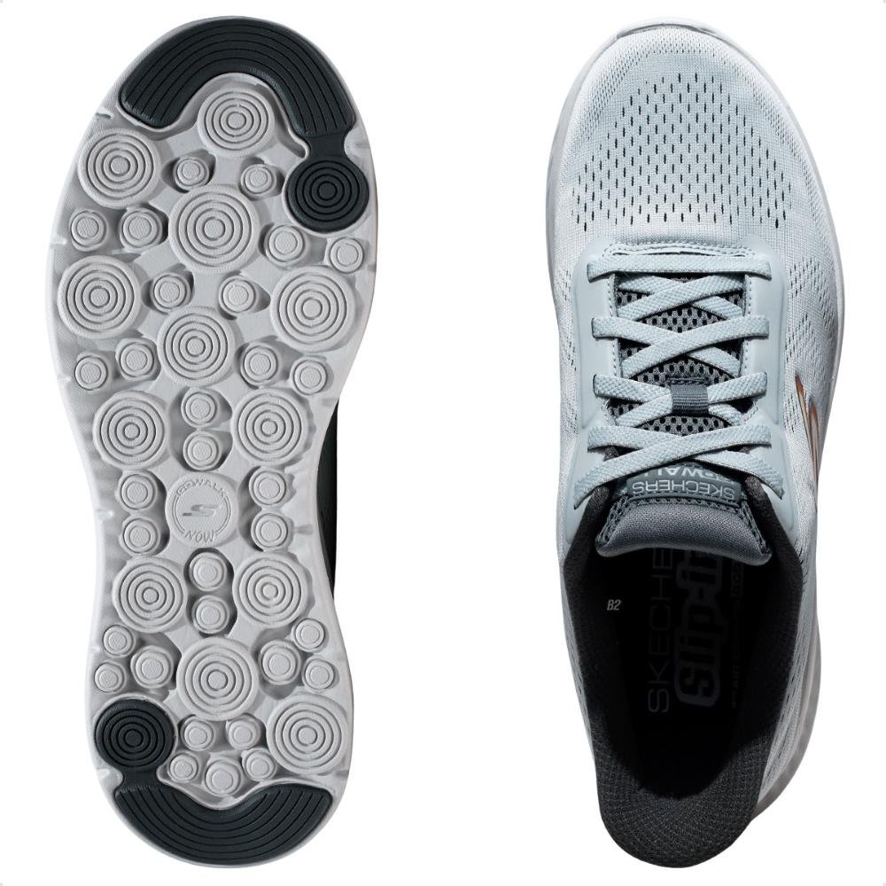 Tênis Skechers Go Walk Now Payton Masculino Cinza 6