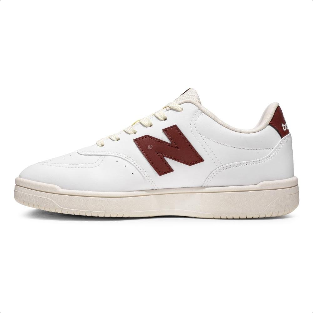 Tênis New Balance BB80 Feminino Branco/Vermelho 2