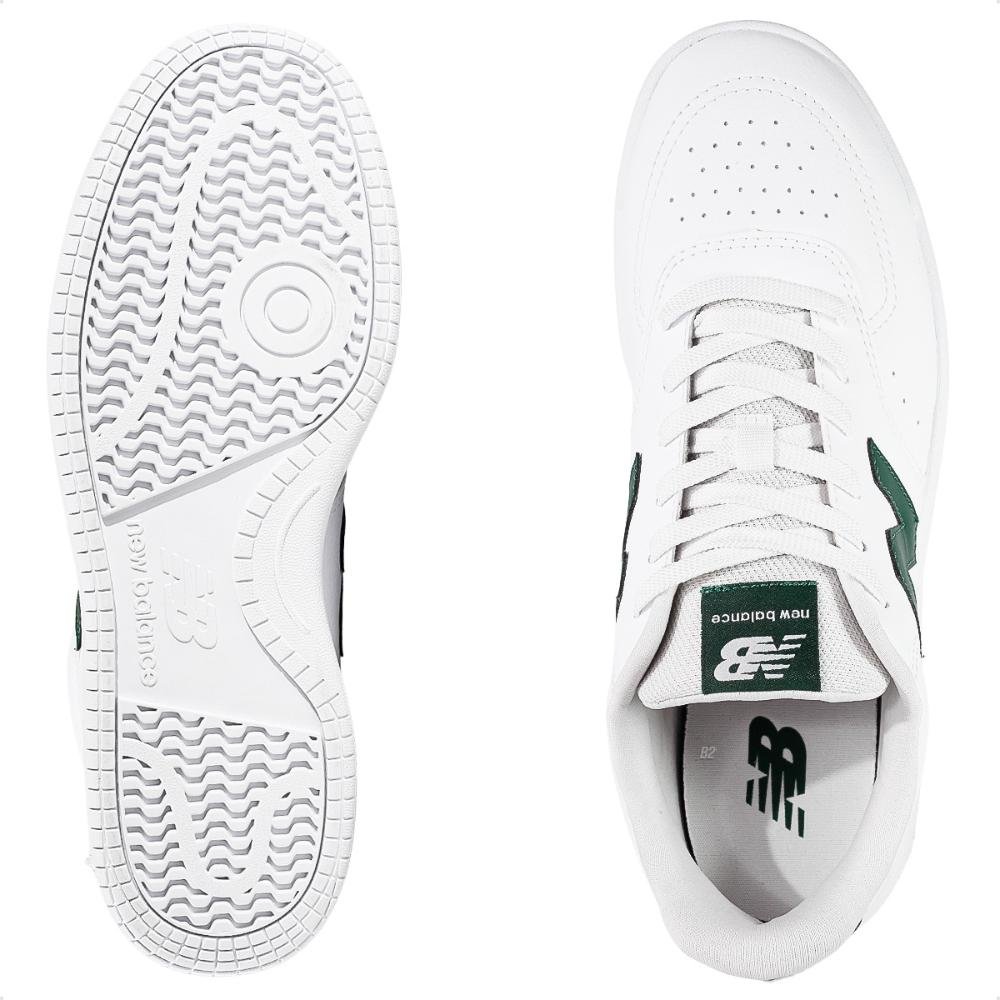 Tênis New Balance BB80 Masculino Branco/Verde 6