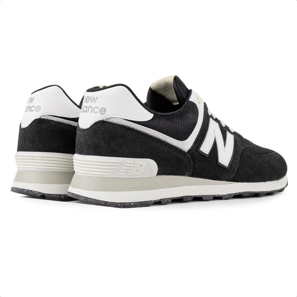 Tênis New Balance 574 V2 Masculino Preto/Branco 3