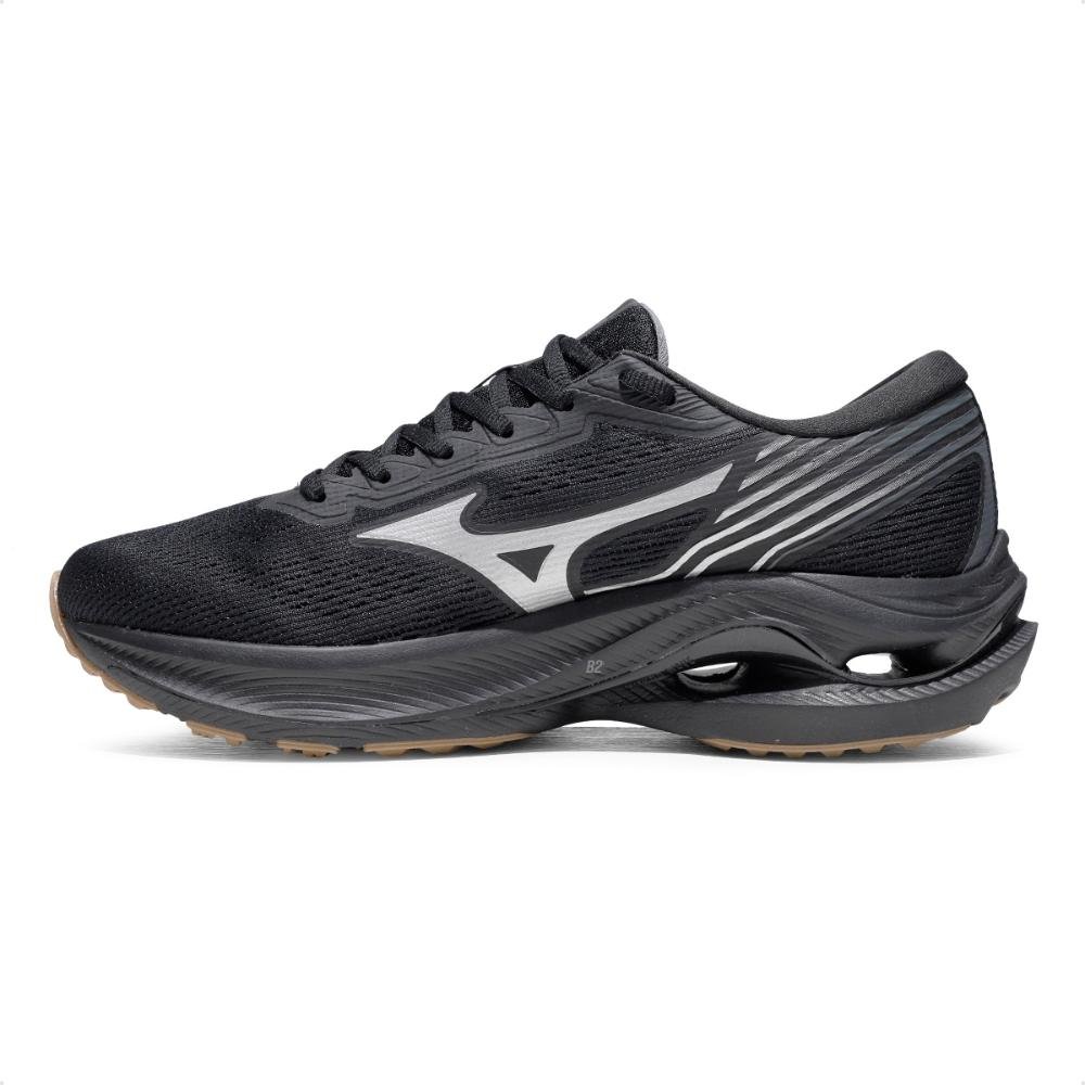 Tênis Mizuno Wave Tornamic 4 Masculino Preto/Prata 2