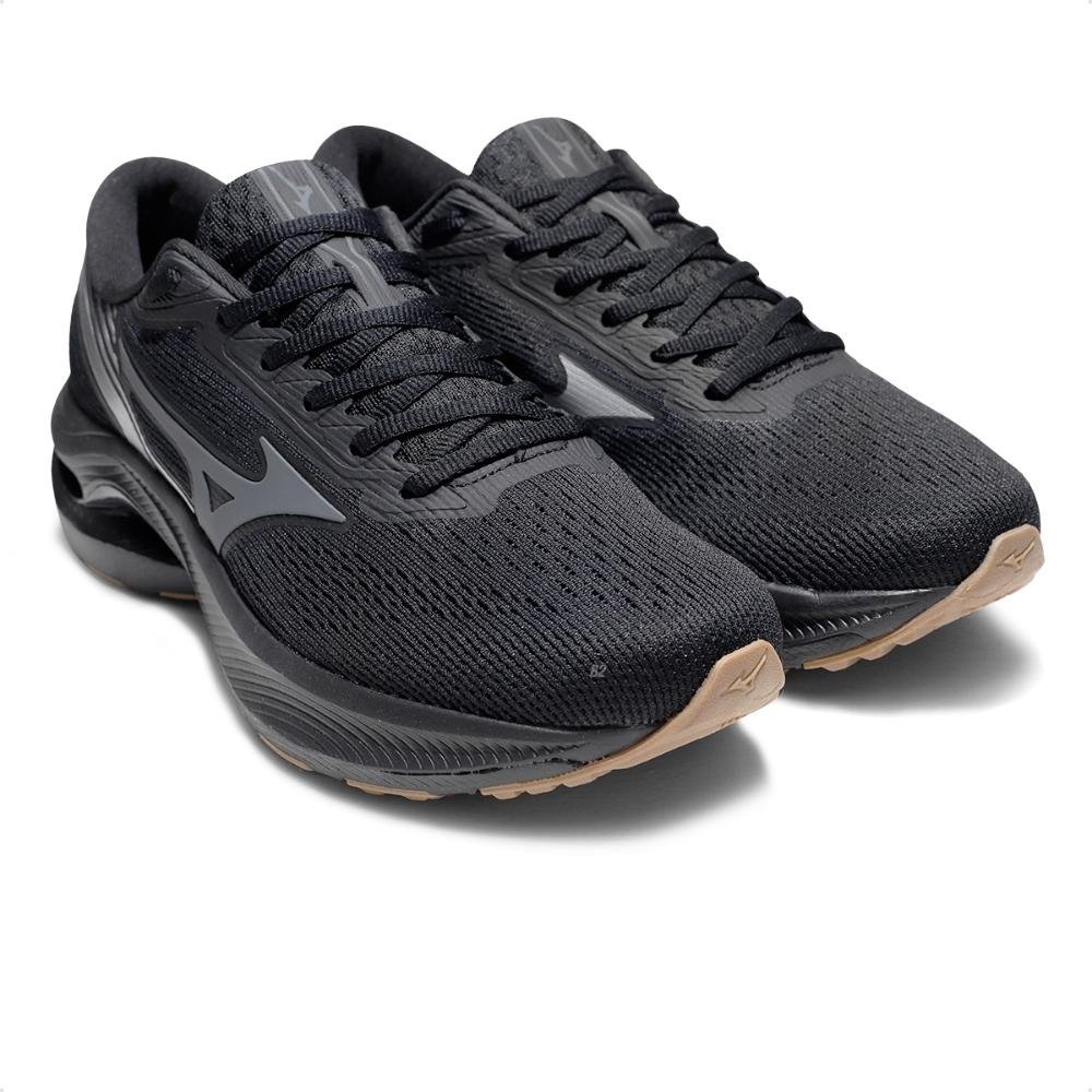 Tênis Mizuno Wave Tornamic 4 Masculino Preto/Prata 3