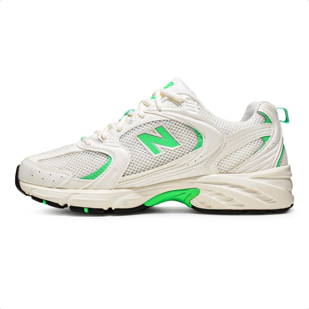 Tênis New Balance 530 Feminino Bege/Verde 2