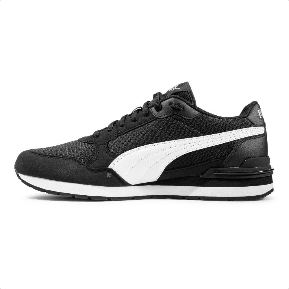 Tênis Puma St Runner V4 Masculino Preto/Branco 2