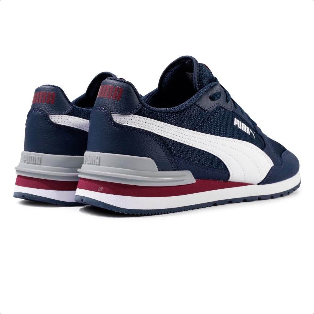 Tênis Puma St Runner V4 Feminino Marinho/Branco 5