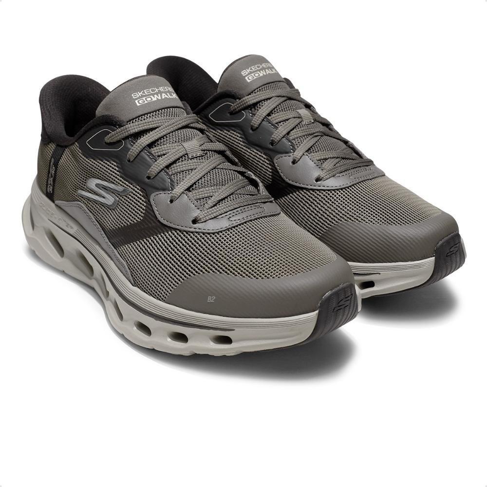 Tênis Skechers Glide Step 2.0 Zac Masculino Cinza/Grafite 3