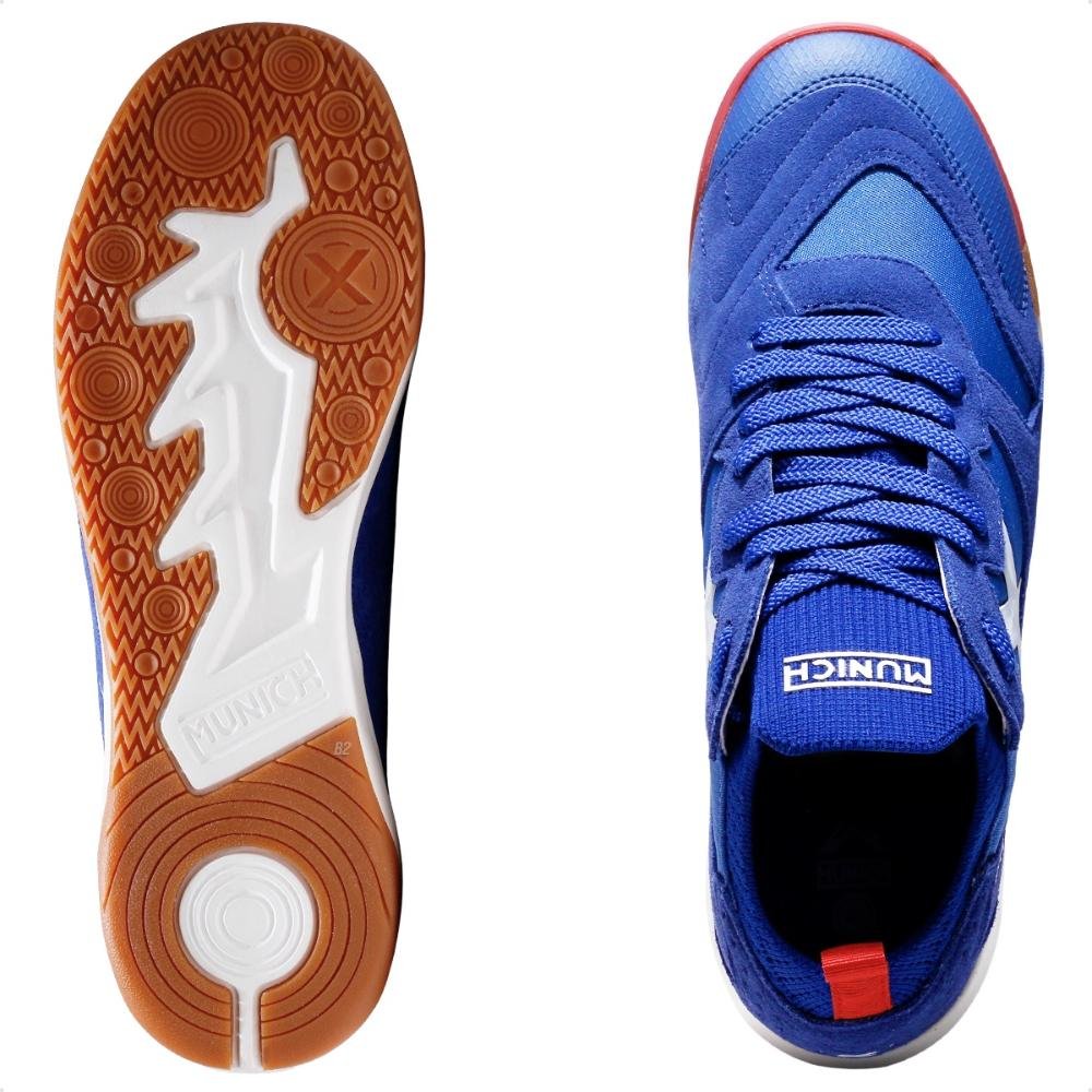 Chuteira Futsal Munich Gresca 2.0 Masculina Marinho/Branco 6
