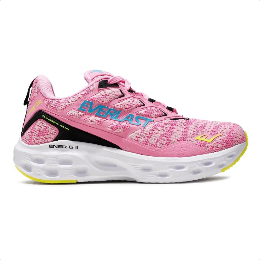 Tênis Everlast Climber Run Feminino Rosa/Preto 1