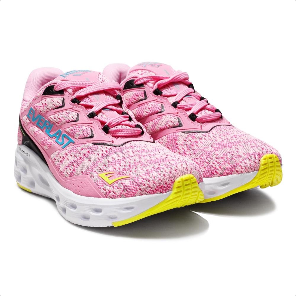 Tênis Everlast Climber Run Feminino Rosa/Preto 3