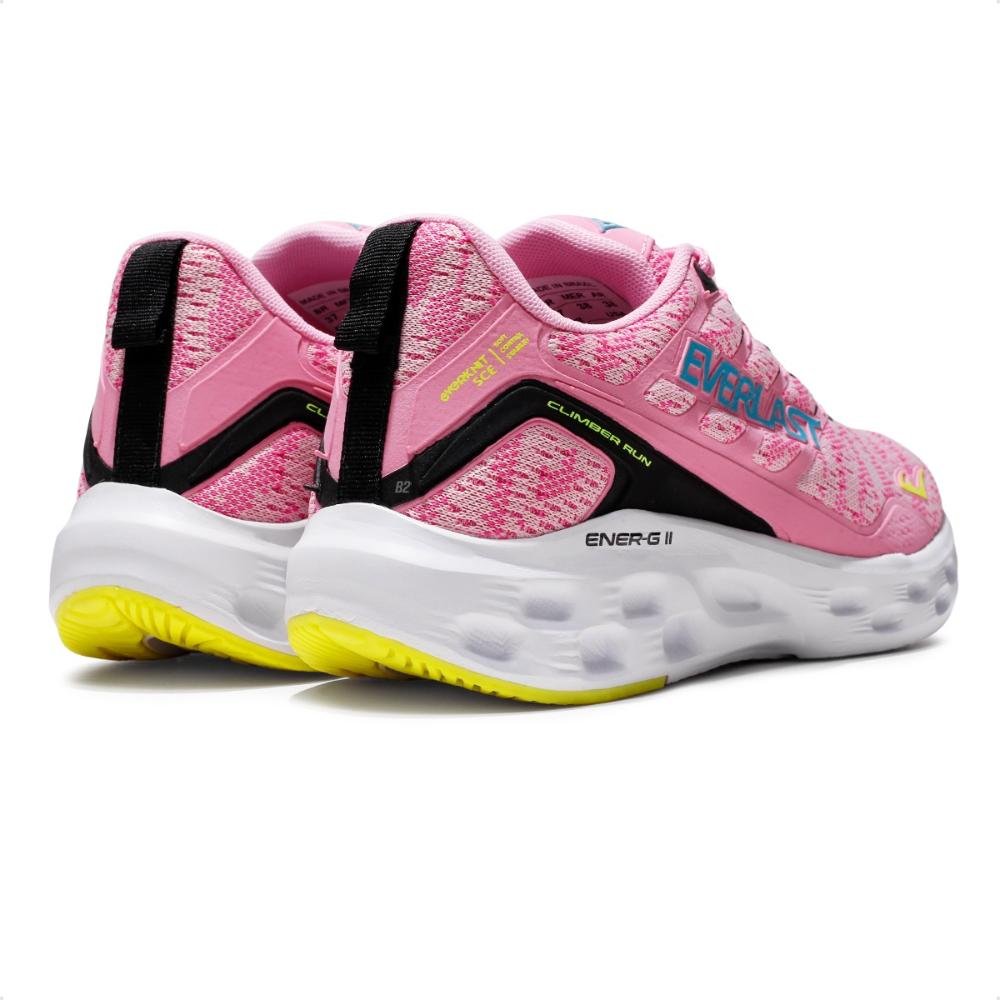 Tênis Everlast Climber Run Feminino Rosa/Preto 5