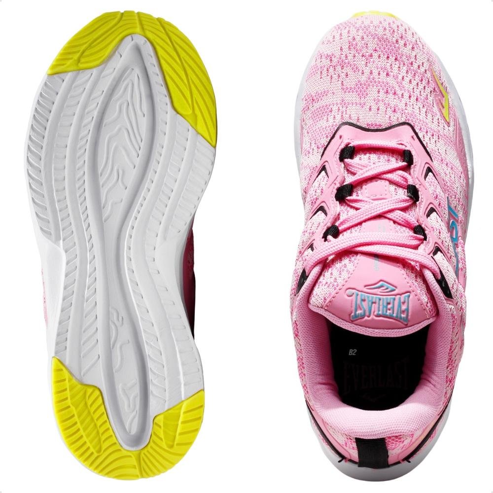 Tênis Everlast Climber Run Feminino Rosa/Preto 6