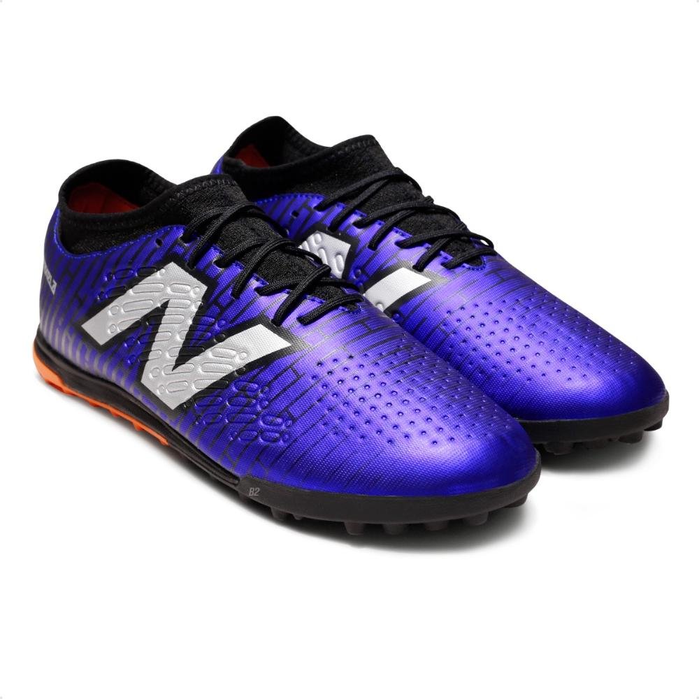 Chuteira Society New Balance Tekela Magique Tf V4+ Unissex Roxo/Preto 3