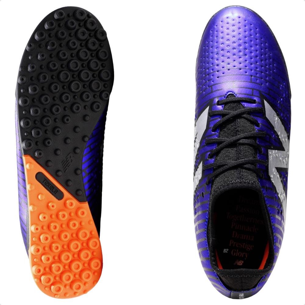Chuteira Society New Balance Tekela Magique Tf V4+ Unissex Roxo/Preto 5
