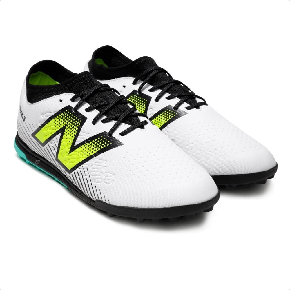Chuteira Society New Balance Tekela Magique Tf V4+ Unissex Branco/Preto 4