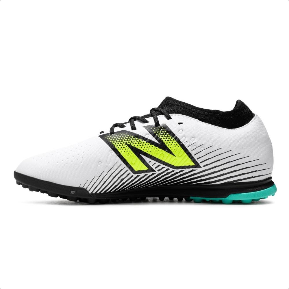 Chuteira Society New Balance Tekela Magique Tf V4+ Unissex Branco/Preto 5