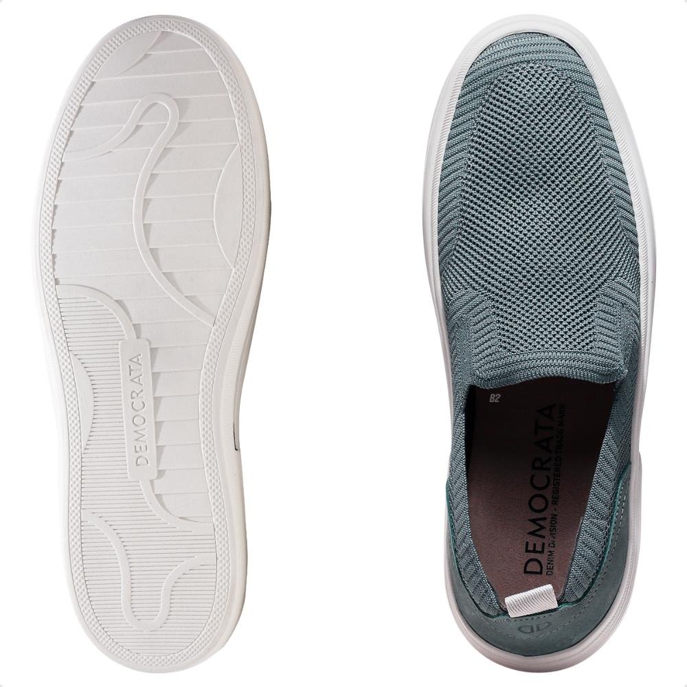 Sapatênis Democrata Clay Casual Masculino Cinza/Branco 5
