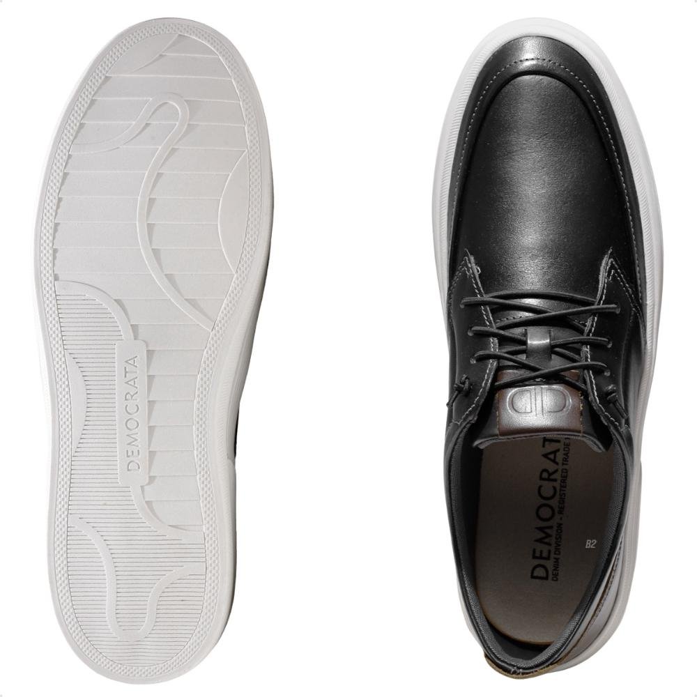 Sapatênis Democrata Clay Masculino Preto/Marrom 6