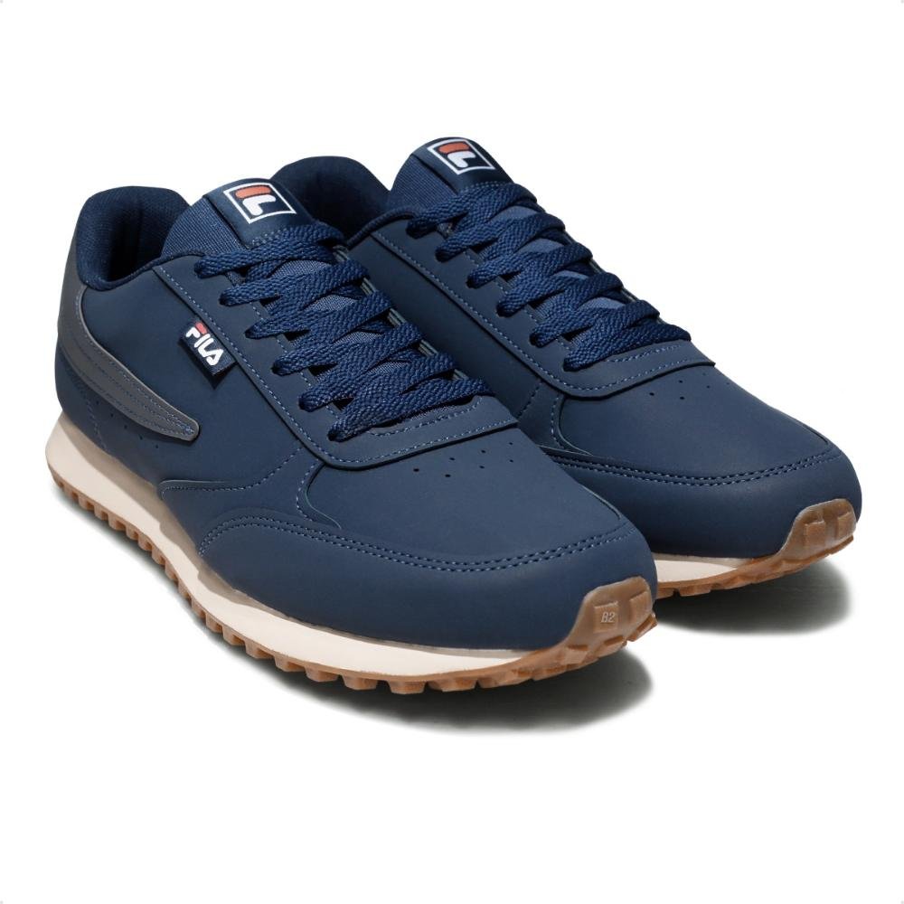 Tênis Fila Renno Classic SL Masculino Marinho/Bege 3