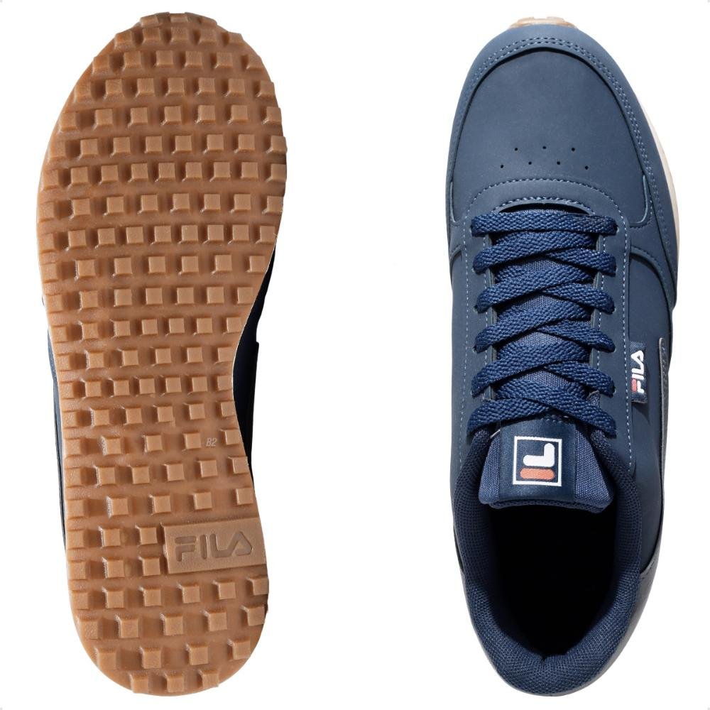 Tênis Fila Renno Classic SL Masculino Marinho/Bege 6