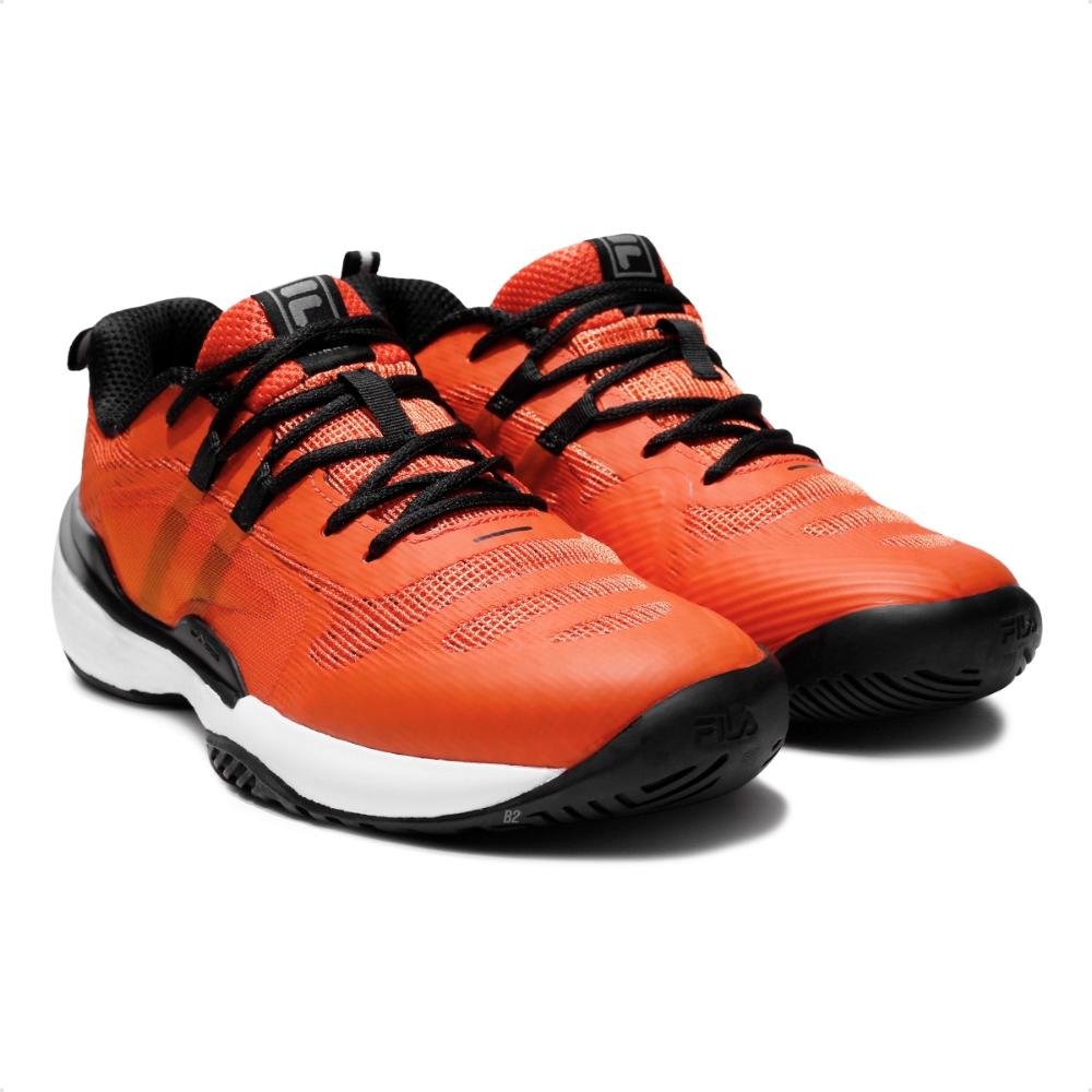 Tênis Fila Winner Masculino Laranja/Preto 3