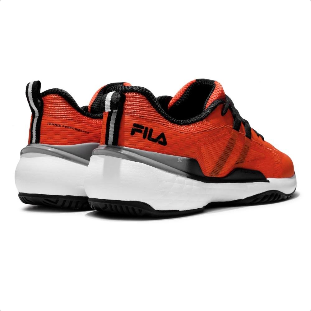 Tênis Fila Winner Masculino Laranja/Preto 5