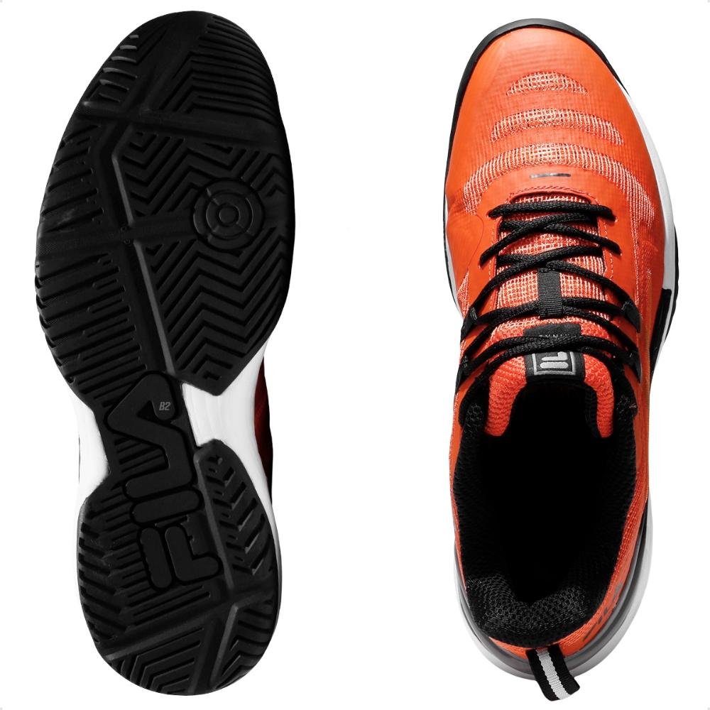 Tênis Fila Winner Masculino Laranja/Preto 6