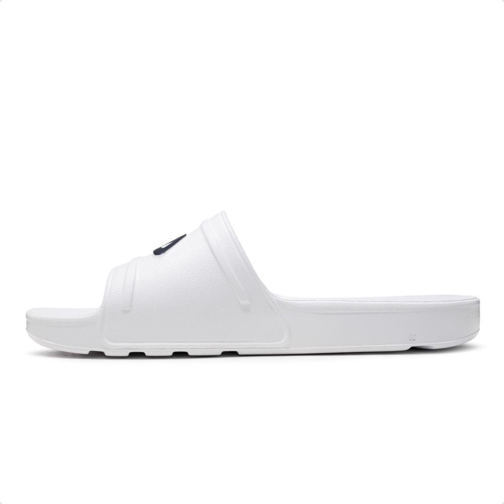 Chinelo Fila Sleek Slide Masculino Branco/Marinho 3