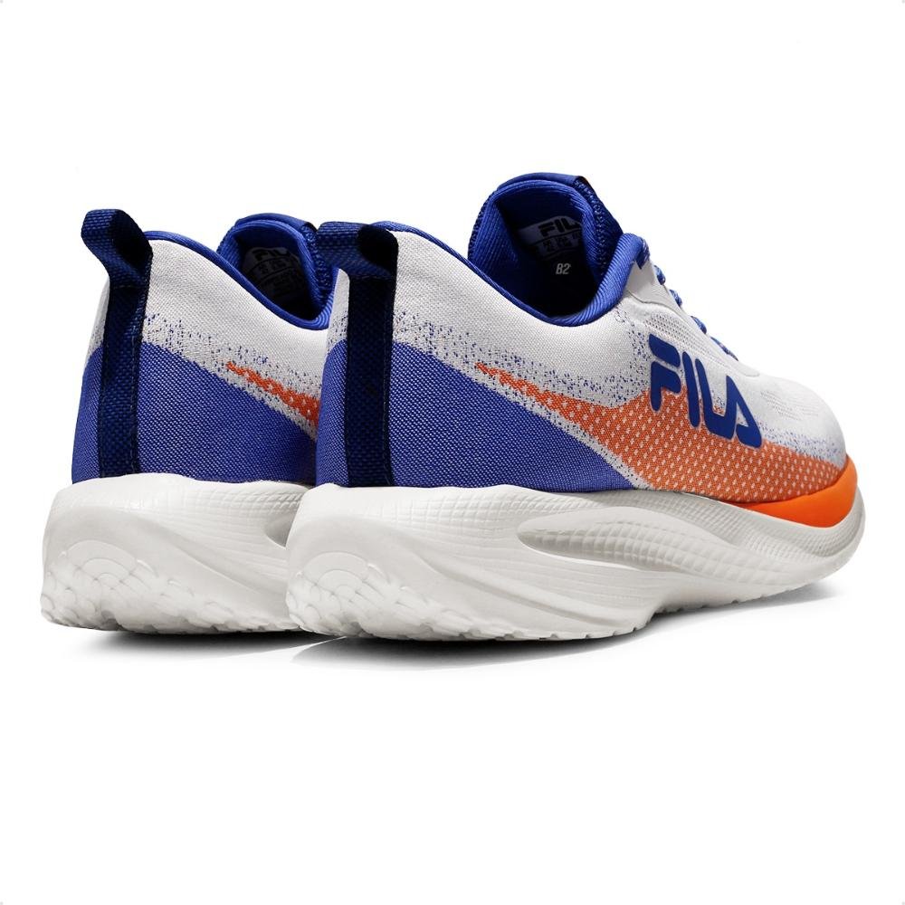 Tênis Fila Efecto 2 Masculino Branco/Azul/Laranja 5