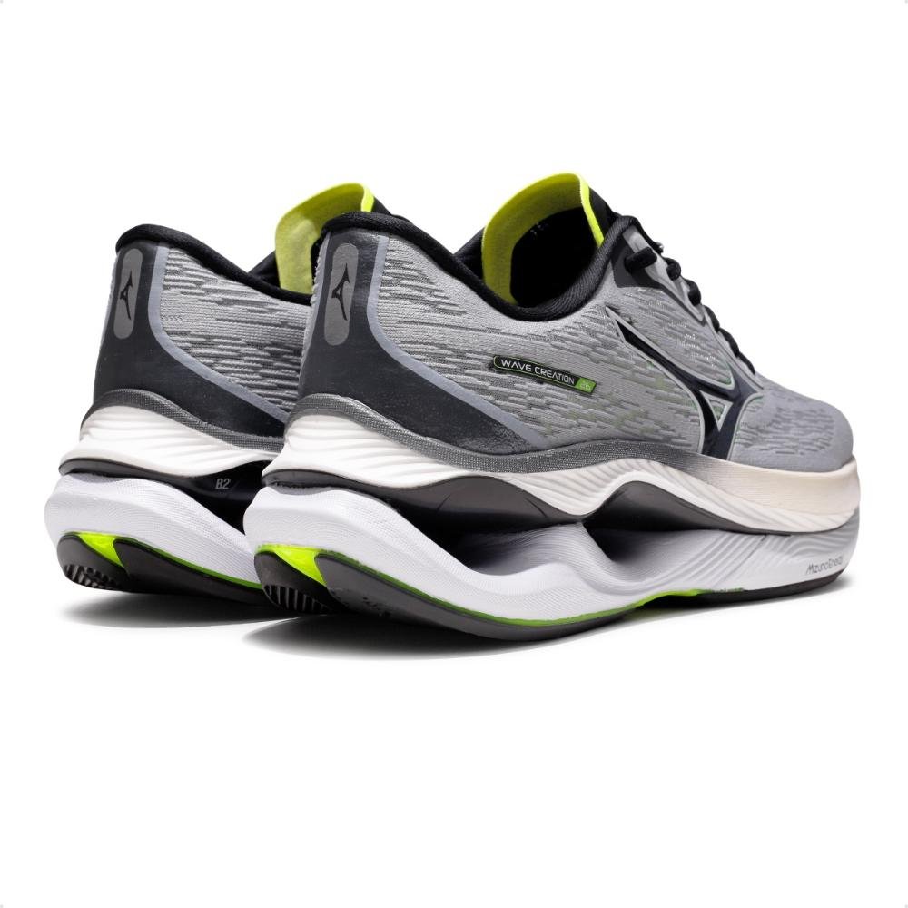 Tênis Mizuno Wave Creation 26 Masculino Cinza/Preto 5