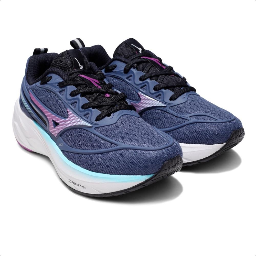 Tênis Mizuno Space 5 Feminino Azul/Roxo 3