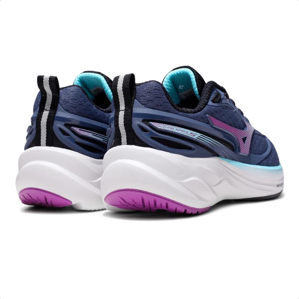 Tênis Mizuno Space 5 Feminino Azul/Roxo 5