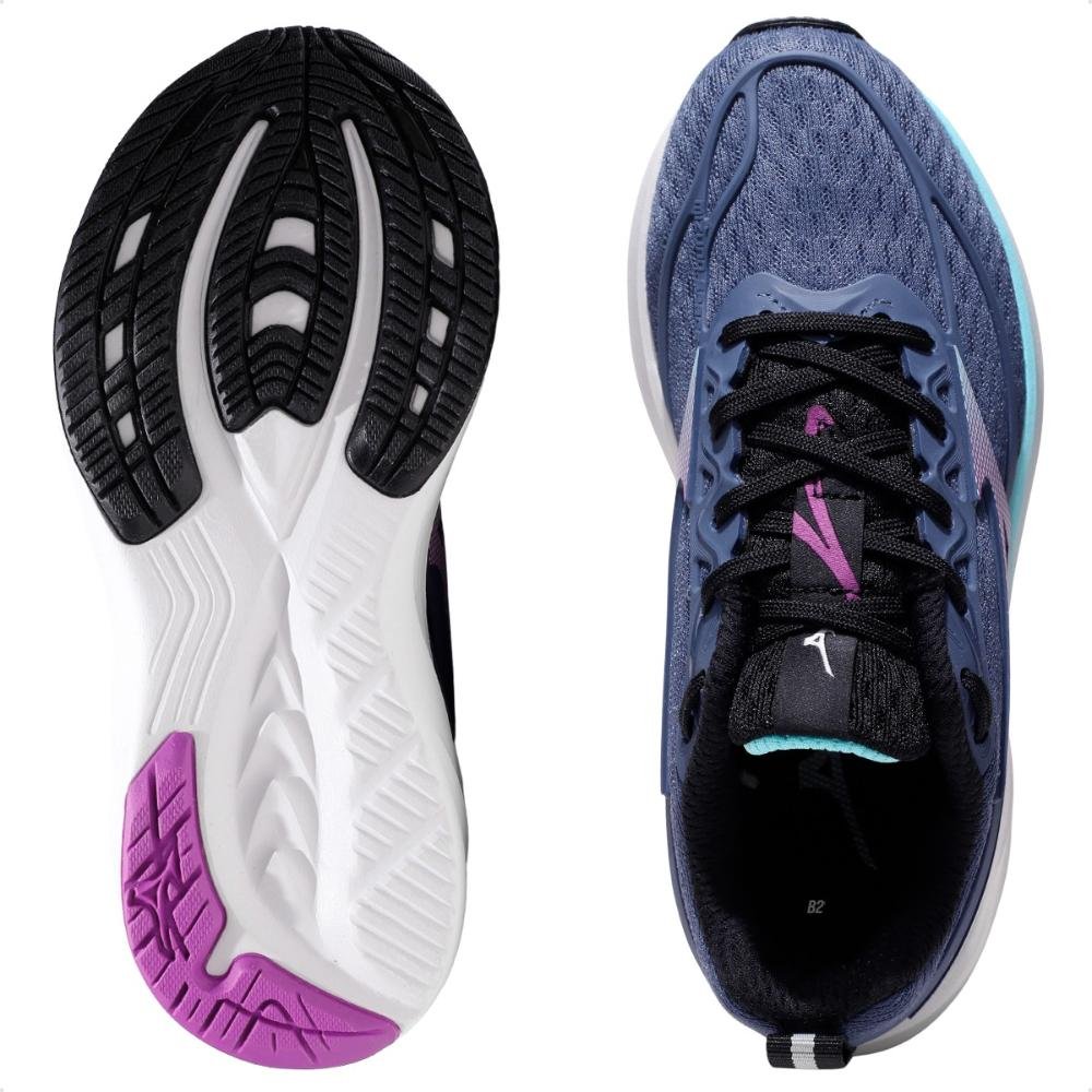 Tênis Mizuno Space 5 Feminino Azul/Roxo 6