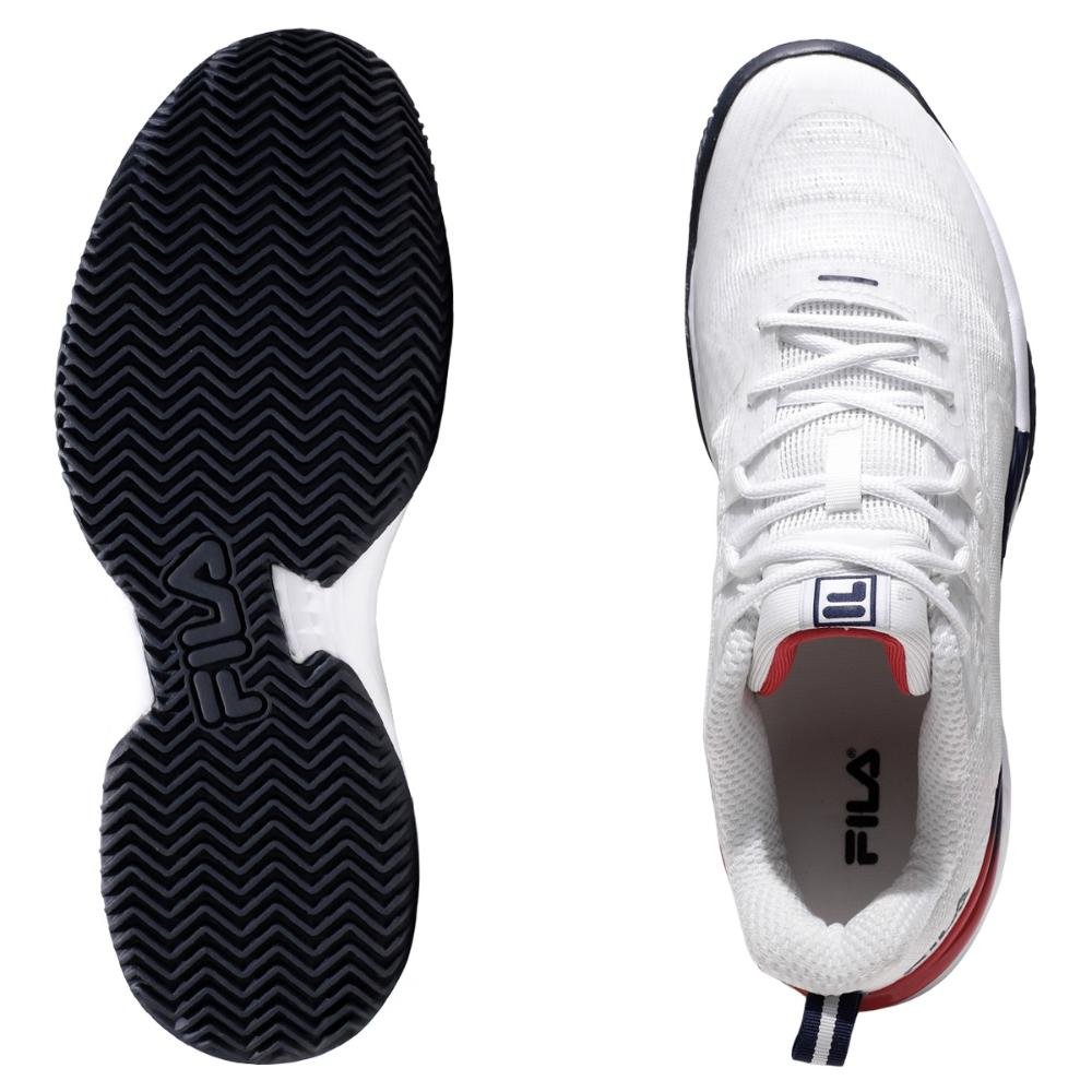 Tênis Fila Winner Clay Masculino Branco/Marinho 5