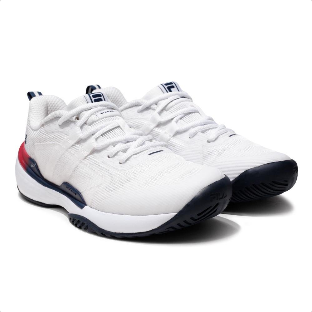 Tênis Fila Winner Feminino Branco/Marinho 3