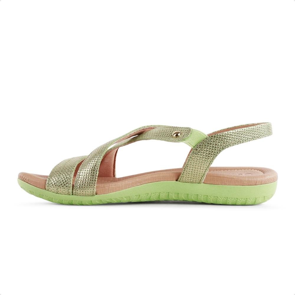 Sandália Usaflex Rasteira Verde Claro 2