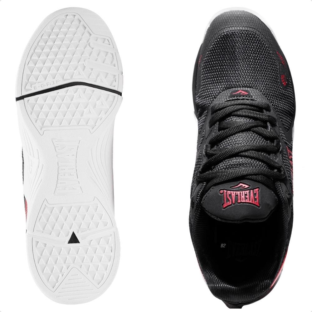 Tênis Everlast Climber Pro 3 Unissex Preto/Vermelho 6